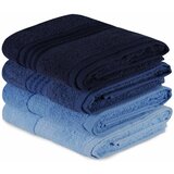  rainbow - Blue Dark Blue Blue Light Blue Hand Towel Set (4 Pieces) Cene