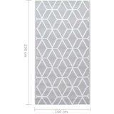 Vanjski Zunanja preproga siva 160x230 cm PP, (20764542) | Shoptok.si