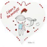  Leseno srce z ročno napisanim besedilom – unikatno darilo za ljubezen | Shoptok.si