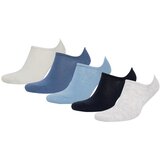 Defacto men's 5-Piece Cotton Sneaker Socks Cene