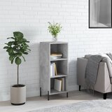 vidaXL Komoda betonsko siva 34,5x32,5x90 cm inženirski les Cene