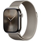Apple Watch Series 10 GPS + Cell. 46mm Natural TC, Natural Milanese Loop - S/M, (MC7Q4QCA) | shoptok.hr
