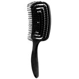 INF Ergonomska ukrivljena krtača z zračnikom za masažo lasišča Black, (5000160071) Cene