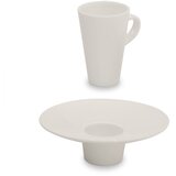Le Nouveau Coq Skodelica za kavo s podstavkom 100ml / porcelan, (5000199578) | Shoptok.si