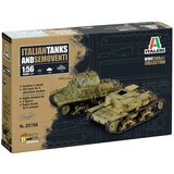 Italeri 1/56 italijanski tanki &amp, Semoventi tank maketa Cene