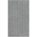 Krovni panel 12 pcs Srebrno 80 x 45 cm Pocinčani čelik - Srebrno 80 x 45 cm 12 | shoptok.hr