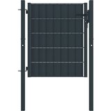 vidaXL vrata za ogradu od pvc-a i čelika 100 x 81 cm antracit cijene