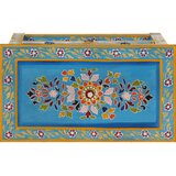 vidaXL Komoda tirkizna 55 x 30 x 76 cm od masivnog drva manga | shoptok.hr
