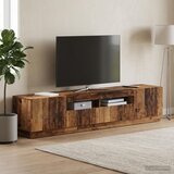  5-dijelni LED TV ormarić Staro drvo Konstruirano drvo - Staro drvo 100 cm | shoptok.hr