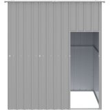  za pse s krovom svjetlosiva 165 x 153 x 181 cm čelična | Eponuda.ba
