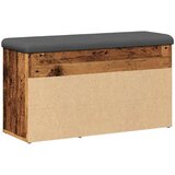 vidaXL Klupa za cipele staro drvo 82x32x45,5 cm izrađeno drvo | shoptok.hr