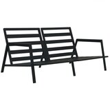  5-dijelna vrtna garnitura od aluminija s jastucima tamnosiva | shoptok.hr