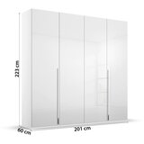 home24 Omara S Klasičnimi Vrati Montclar, Bela | Shoptok.si