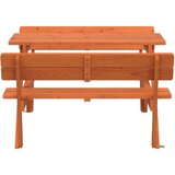  za piknik za 4 djece s otvorom za suncobran od jelovine | shoptok.hr