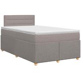  Boxspring krevet s madracem Sivosmeđa 120 x 200 cm Tkanina | shoptok.hr