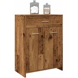  Kupaonski ormarić boja staro drvo 60x33x80 cm konstruirano drvo | shoptok.hr