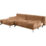 Hom`in KOTNA SEDEŽNA GARNITURA, šenilja zlate barve | Shoptok.si