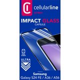 Cellular Line zaščitno steklo za Samsung Galaxy S24 FE/A36/A56, (21589313) | Shoptok.si