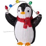 LED spoljašnja božićna dekoracija 25xLED/2xAA 21 cm IP44 pingvin | Eponuda.com