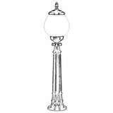Opviq Vanjska lampa BSU-68194-BSY-BOP, 90 cm, Podna, IP65, E27, 60W, Crna | Eponuda.ba