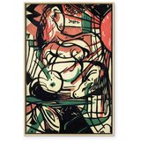  Slika - Franz Marc – The Birth of the Horse 60x90 U prirodnom drvenom okviru | shoptok.hr