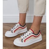 Gemre Beige Women's Platform Sneakers Salis | shoptok.hr