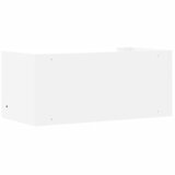  Zidna polica bijela 70,5 x 35 x 30,5 cm od konstruiranog drva | shoptok.hr