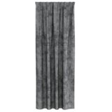  Zavjese od Samta 2 kom s džepom za šipku siva 245x140 cm | shoptok.hr