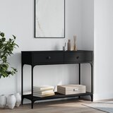 vidaXL Konzolni stol crni 100 x 34 5 x 75 cm od konstruiranog drva Cijene