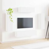 3 TV omarica 5 pcs Bela - - Bela - 65.4 - 31 x 29,5 x 100 cm - 2025-vidaXL-Uvoz_2 | Shoptok.si