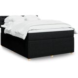  Krevet s oprugama i madracem crni 140x200 cm od tkanine | shoptok.hr