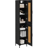  Highboard Crni hrast 34,5 x 34 x 180 cm Konstruirano drvo | shoptok.hr