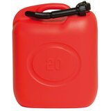 Madras doo Beograd Kanister za gorivo 20L, sa levkom, plastični CRVENI | ePonuda.com