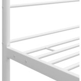  Okvir za krevet s nadstrešnicom bijeli metalni 180 x 200 cm | Eponuda.com