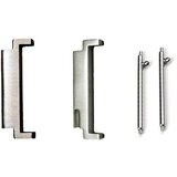 INF Srebrn priključek za pašček ure 22 mm na 18 mm z vzmetnimi palicami, (22131758) | Shoptok.si