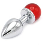 Kiotos anal plug ball gem red Cene