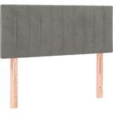  Posteljno vzglavje svetlo sivo 80x5x78/88 cm žamet, (20739677) | Shoptok.si