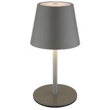 Globo 58488G-LED Dodirna prigušiva punjiva spoljna stona lampa VANNIE 3W/5V IP54 1800mAh siva | Eponuda.com