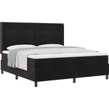 Box spring krevet s madracem Crna 180 x 200 cm Baršun | shoptok.hr