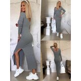 By o la la Grey maxi pencil dress | shoptok.hr
