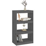 Ormarić za knjige / pregrada sivi 60x30x103,5 cm od borovine | Eponuda.com
