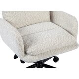 MID.YOU VRTLJIVI STOL kovina, tekstil črna, bež | Shoptok.si