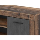Modern Living nizka omarica luna, antracit, stari hrast | Shoptok.si