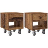  Nočna omarica 2 pcs Star les 40,5 x 40 x 48 cm Konstruiran les, (5000160486) | Shoptok.si