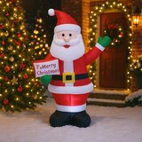 svetleći deda mraz dekoracija na naduvavanje  svetleći deda mraz dekoracija na naduvavanje Slike