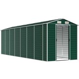  Vrtno spremište zeleno 191 x 640 x 198 cm od pocinčanog čelika | shoptok.hr