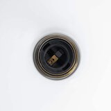 VISILICA podesiva po visini E27 sjajno bijela Ø 22 cm metal | shoptok.hr
