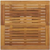 In Barska miza črna 80x80x110 cm poli ratan in trden akacijev les | Shoptok.si