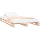  Krevet od paleta 75 x 190 cm od masivne borovine mali | shoptok.hr