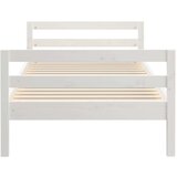  Za krevet bijeli 90 x 200 cm od masivne borovine | shoptok.hr